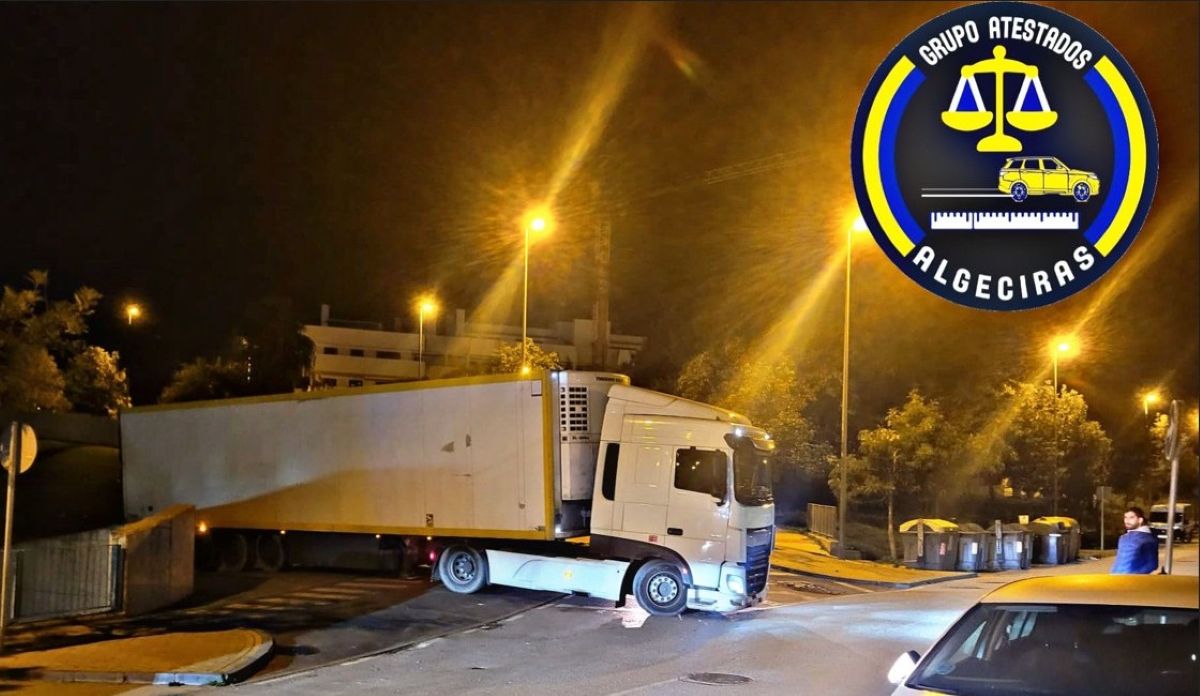 Imagen del camión. Foto: Ayuntamiento de Algeciras