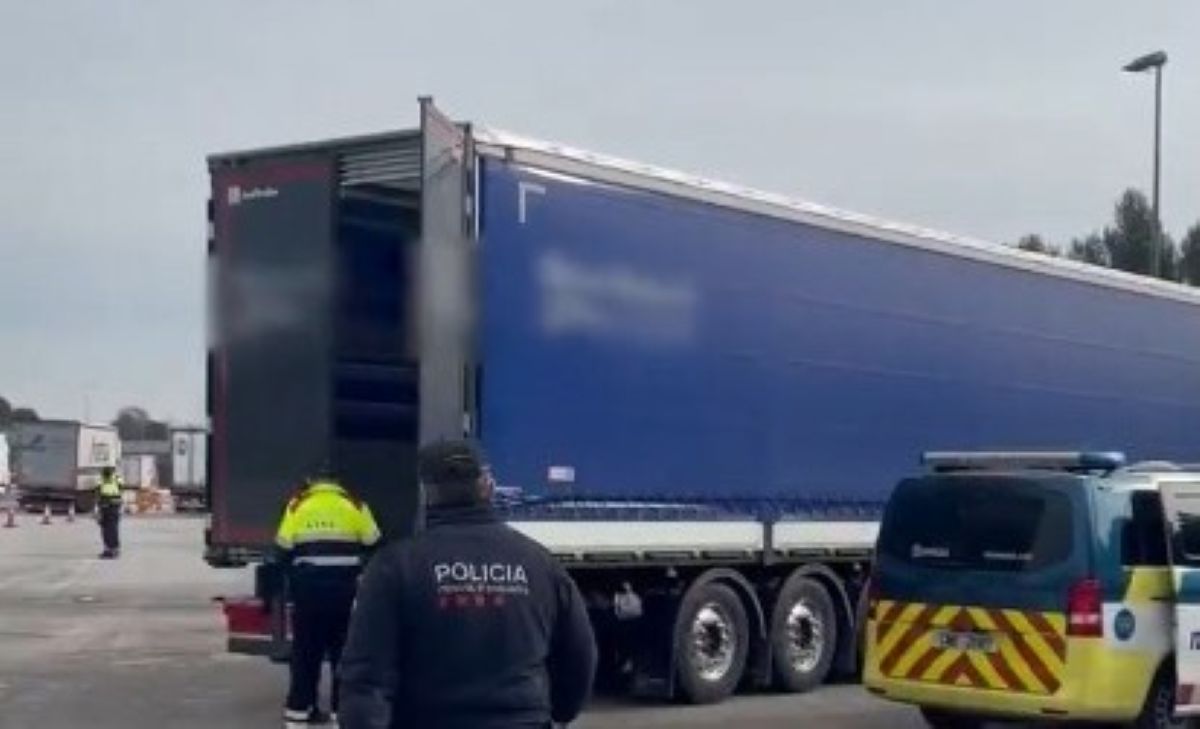 Imagen de uno de los controles. Foto: Mossos d'Esquadra