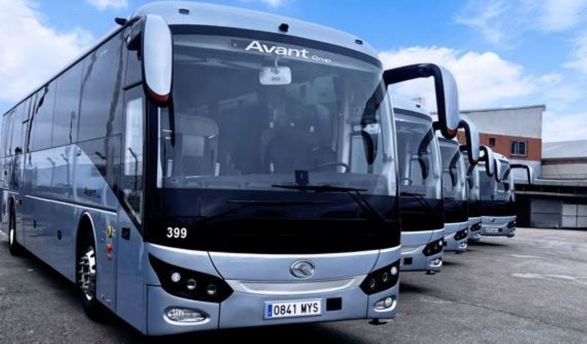 Imagen de los autocares. Foto: King Long