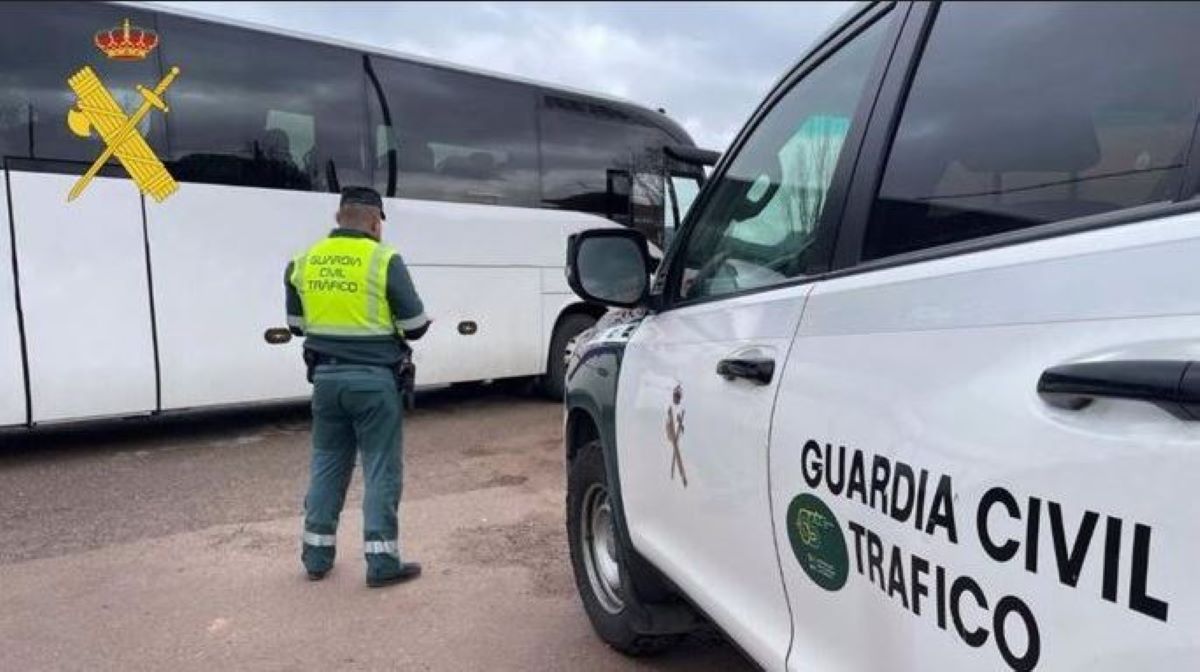 La Guardia Civil de Teruel en un control de detección de drogas. Foto: Guardia Civil