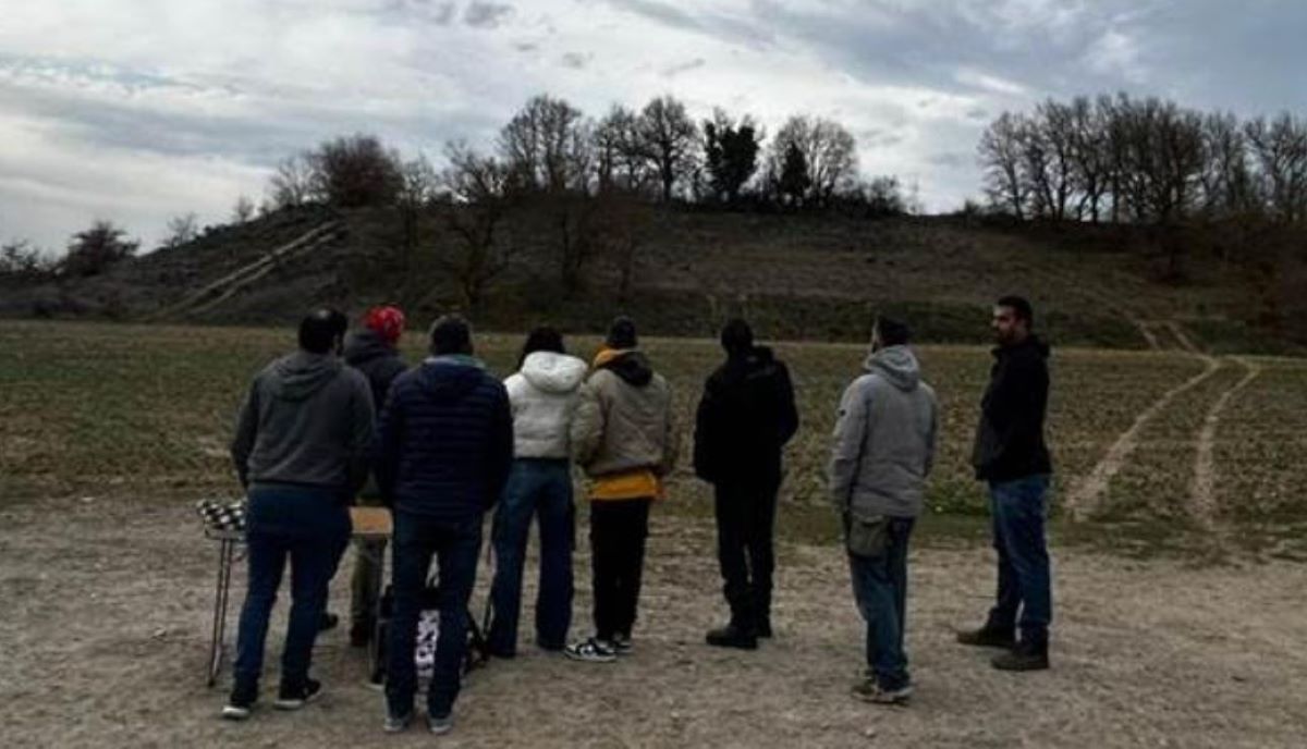 Imagen de alumnos durante una sesión práctica del curso “Drones y Logística”. Foto: Clúster de Movilidad y Logística de Euskadi