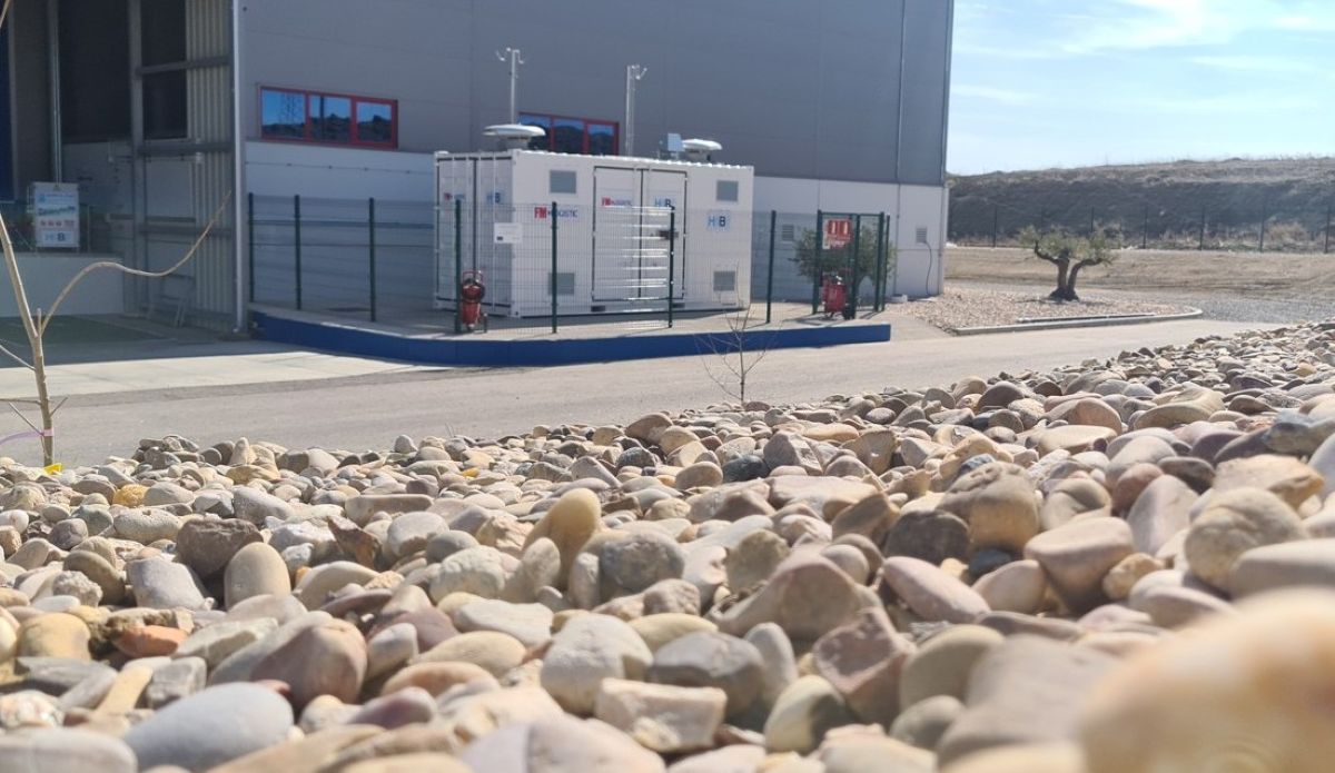 Imagen de la hidrogenera plataforma logística de Illescas. Foto: FM Logistic