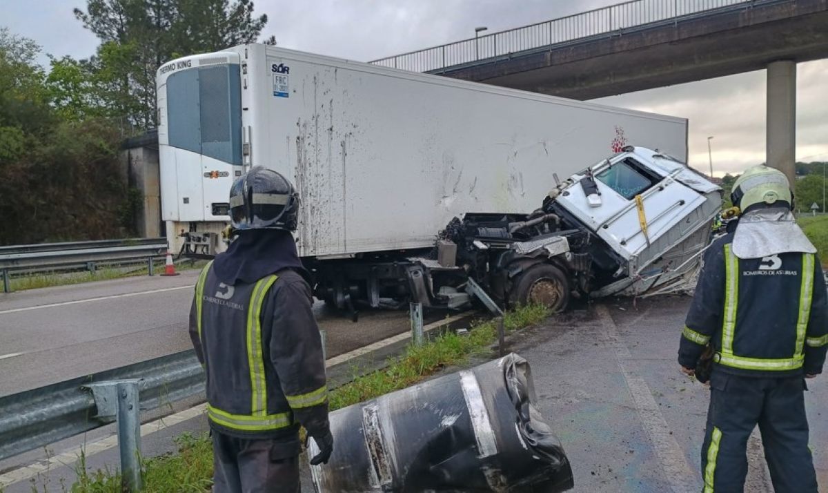 Imagen del accidente. Foto: SEPA