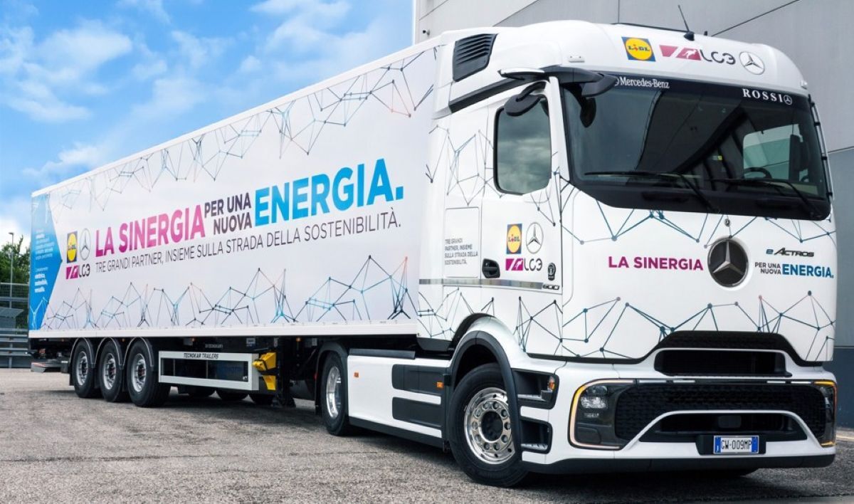 Imagen del eActros 600. Foto: Daimler Truck