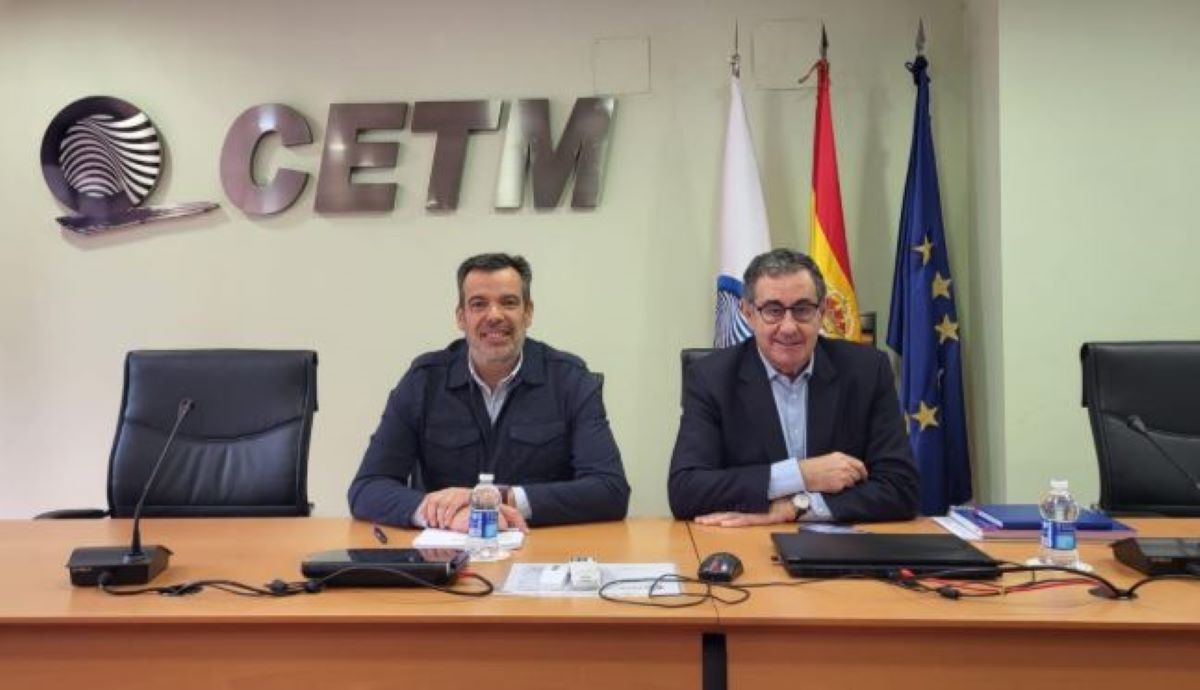 Imagen de Carmelo González presidente de CETM en la rueda de prensa. Foto: CETM