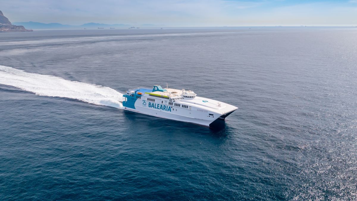 Imagen del Fast ferry Avemar Dos. Foto: Baleària