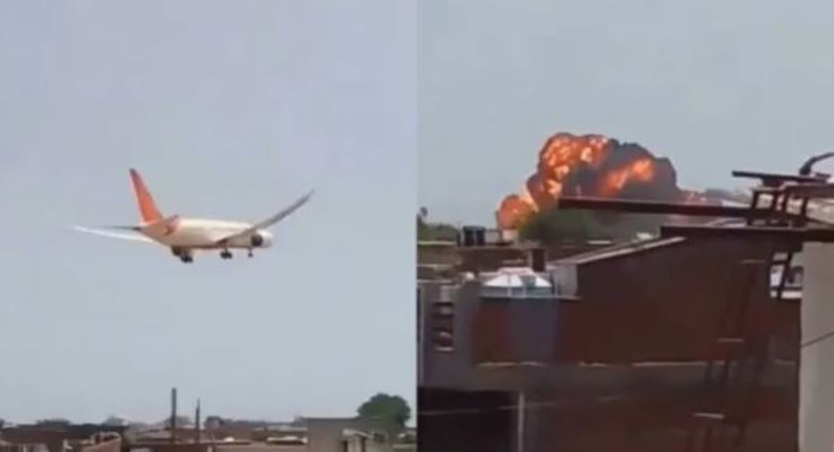 Imágenes del accidente del avión de Air India