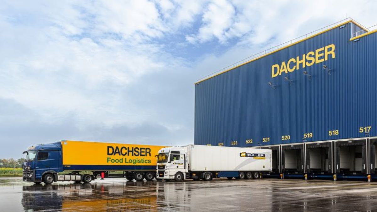 Imagen de camiones de Dachser y Müller Fresh Food Logistics. Foto: Dachser