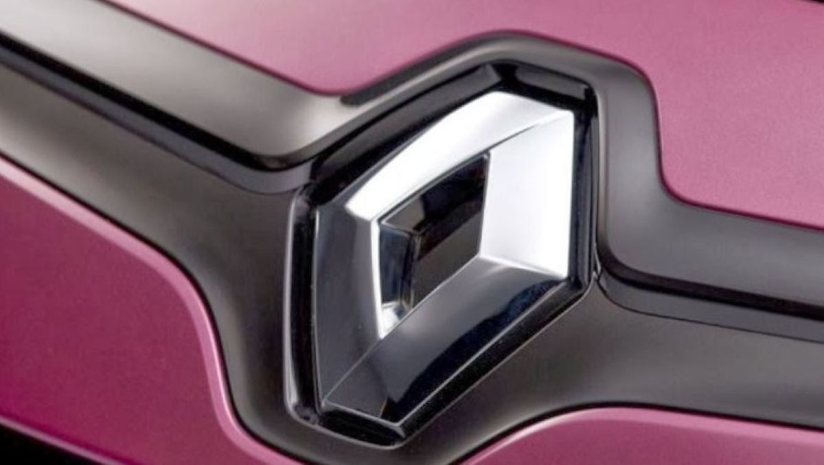 Logo Renault Group. Foto de archivo