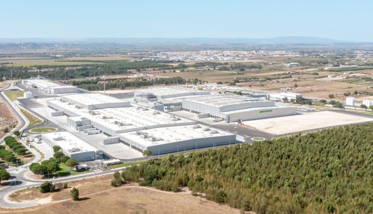 Imagen del centro logístico de Almeirim (Portugal). Foto: Mercadona