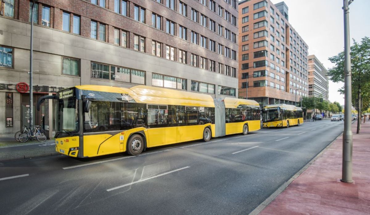 BVG realiza un nuevo pedido de 270 autobuses eléctricos articulados. Foto. Solaris