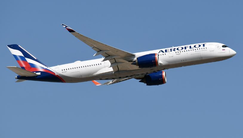 Imagen de un avión de Aeroflot