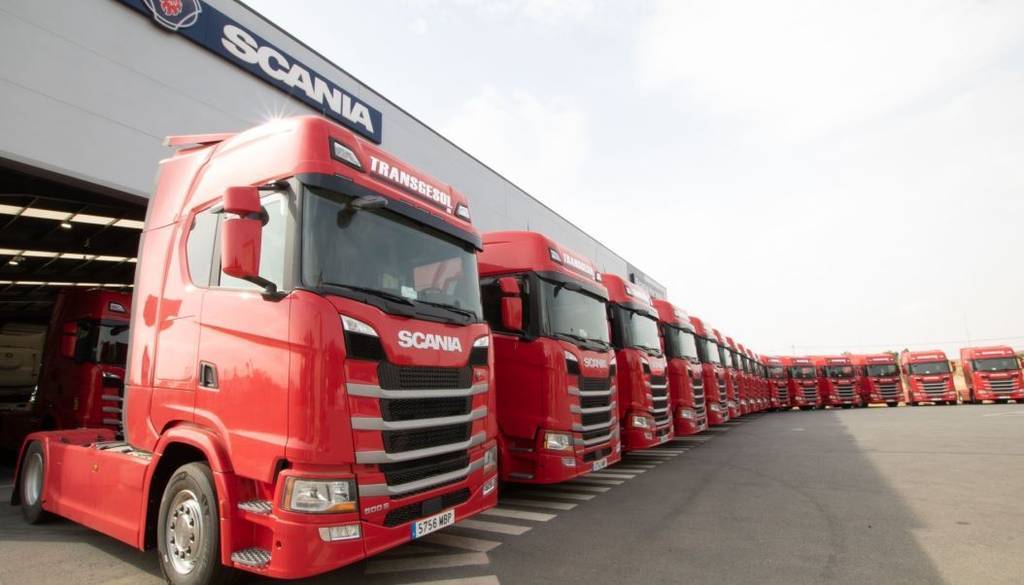 Imagen de 24 camiones Scania para la flota de Transgesol