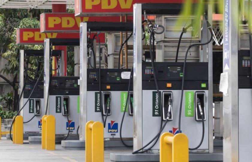 Imagen de una distribución de combustible italiana