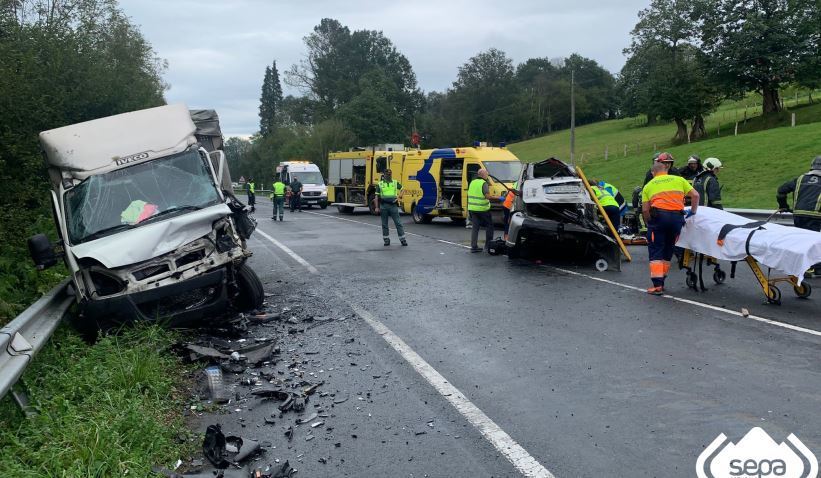 Imagen del accidente