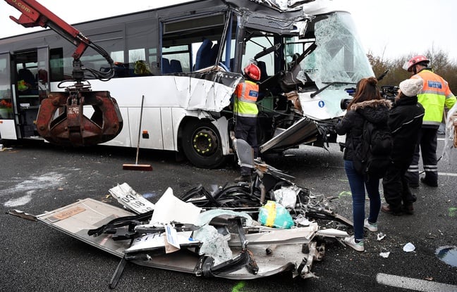 Un carambolage sur l'A13 a fait au moins 65 blessés dont 5 graves