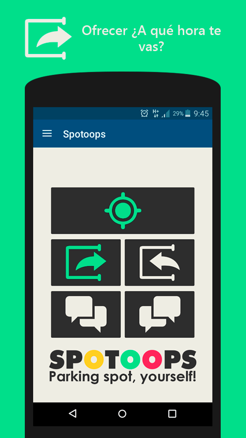 Spotoops - Aparcar sin dudas: captura de pantalla