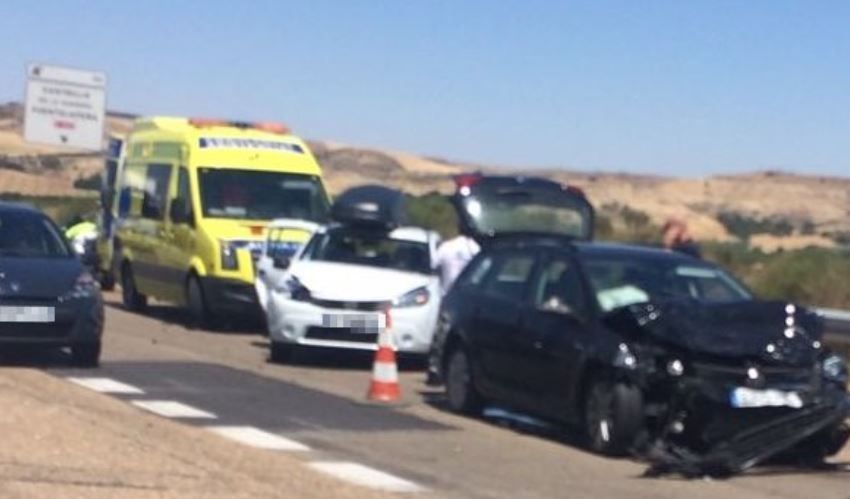 Imagen de un accidente múltiple