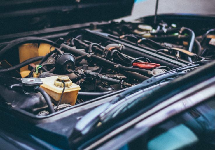 Imagen del motor de un vehículo