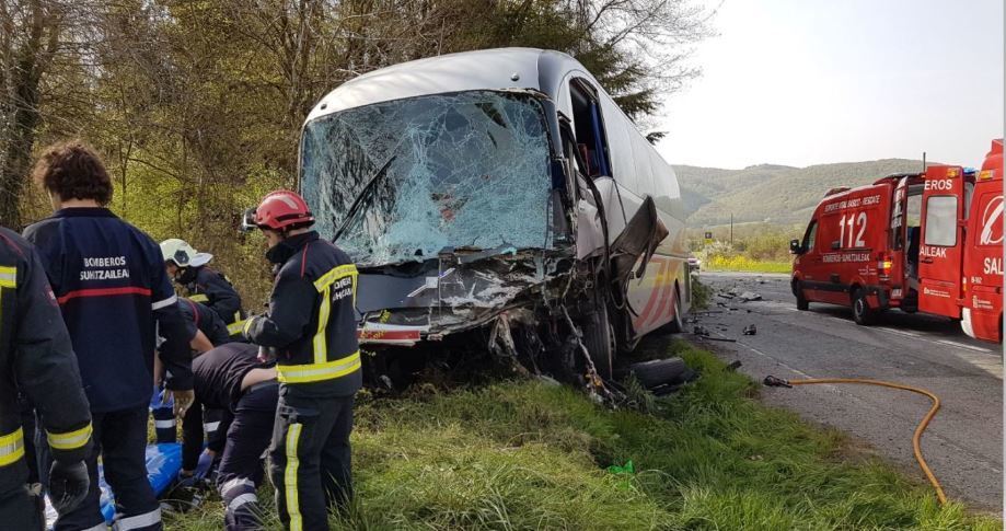Imagen del lugar del accidente