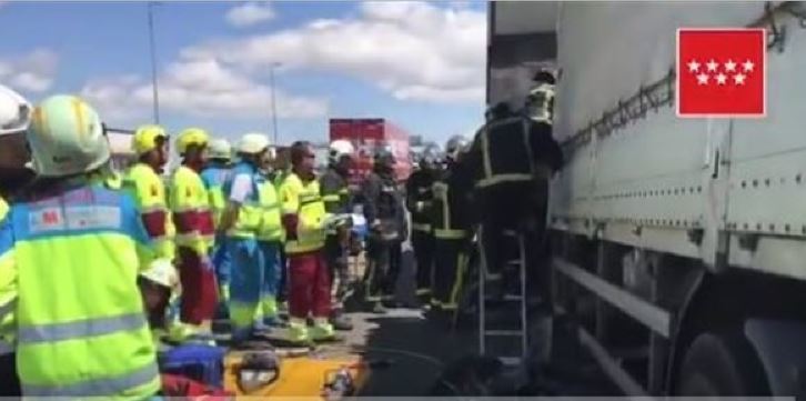 Imagen del lugar del accidente