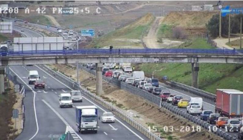 Imagen de las retenciones en la A-42