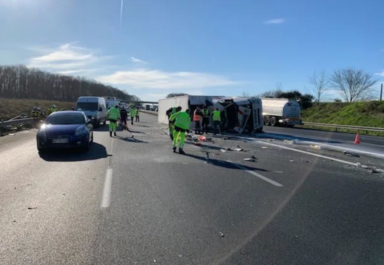 imagen del accidente.