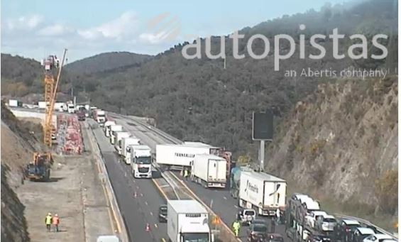 Imagen del lugar del accidente