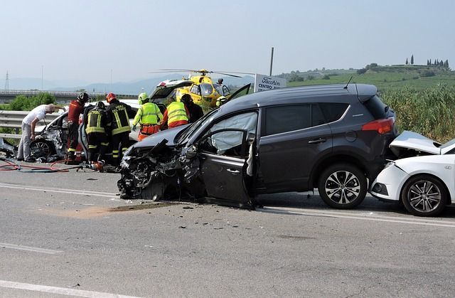 Imagen de un accidente de tráfico