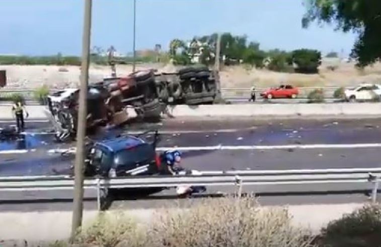 Imagen del lugar del accidente