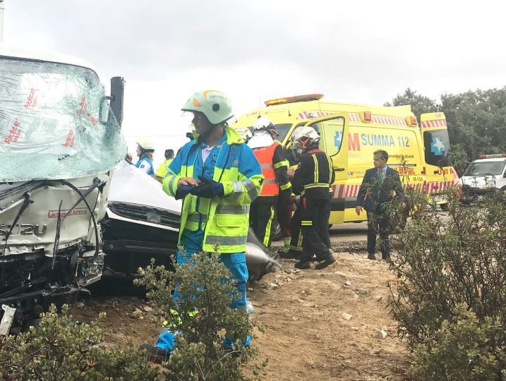 Imagen del lugar del accidente