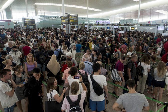 Imagen del aeropuerto de Barcelona