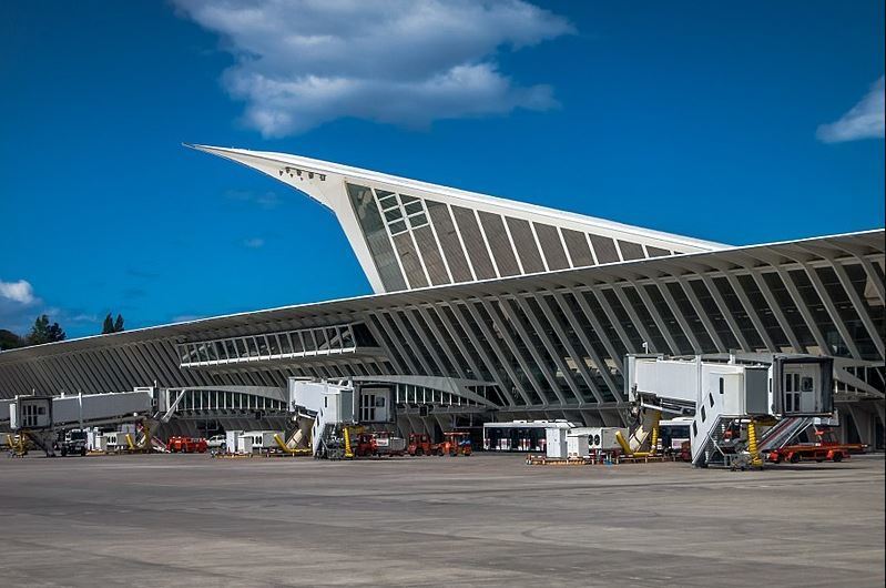 Imagen del aeropuerto de Loiu de Bilbao