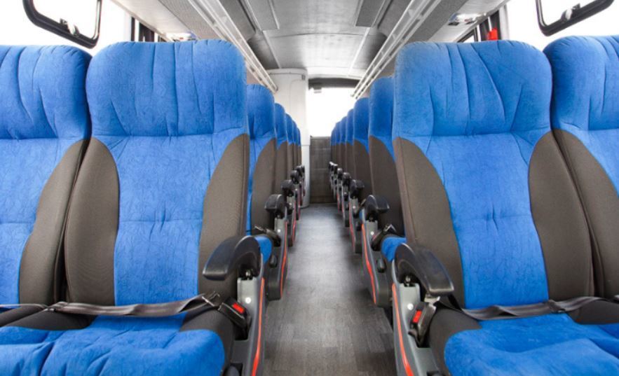 Imagen de asientos de un autobús