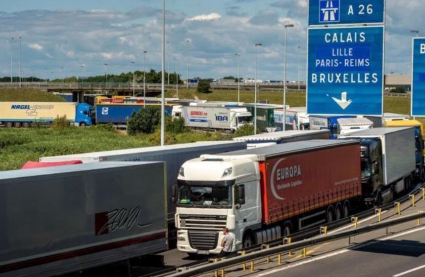 Camiones en Calais