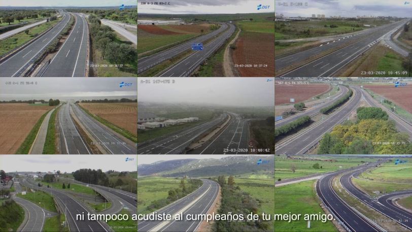 Una de las imágenes del vídeo de la DGT