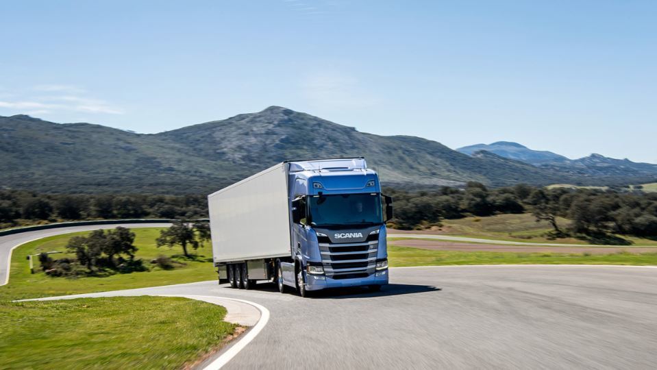 Un camión Scania