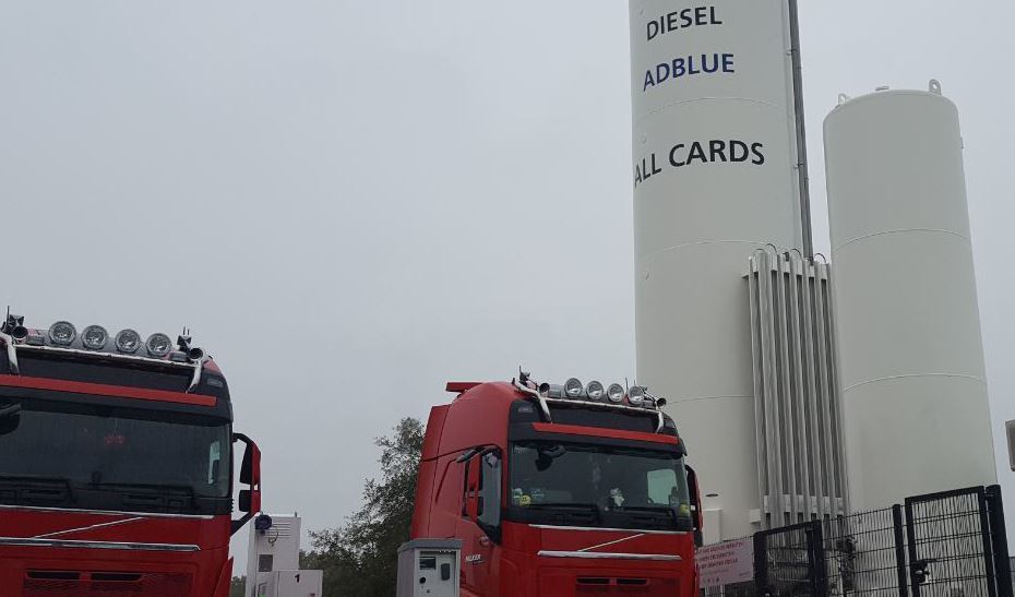 Estación de gas natural en Alemania