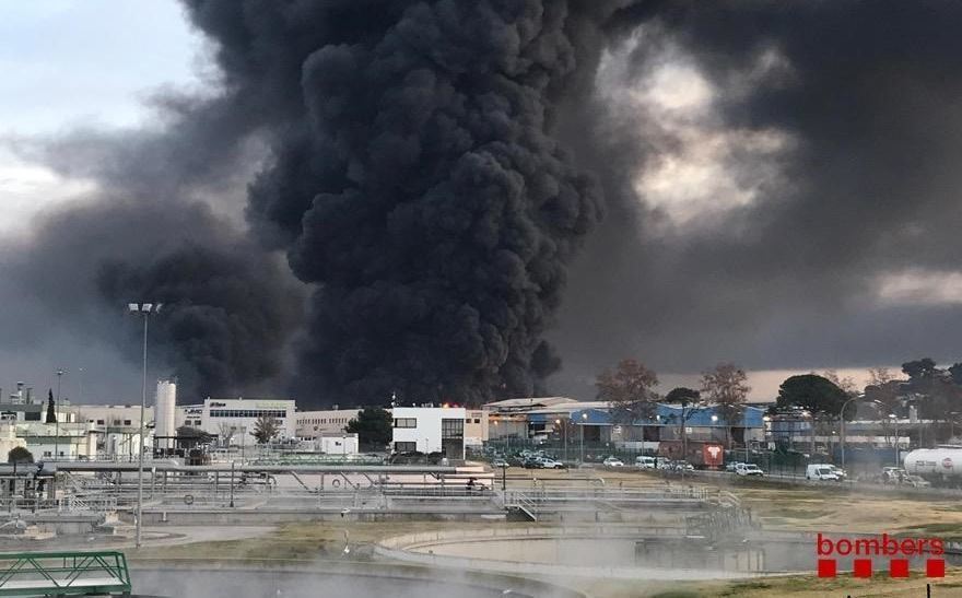Imagen del incendio