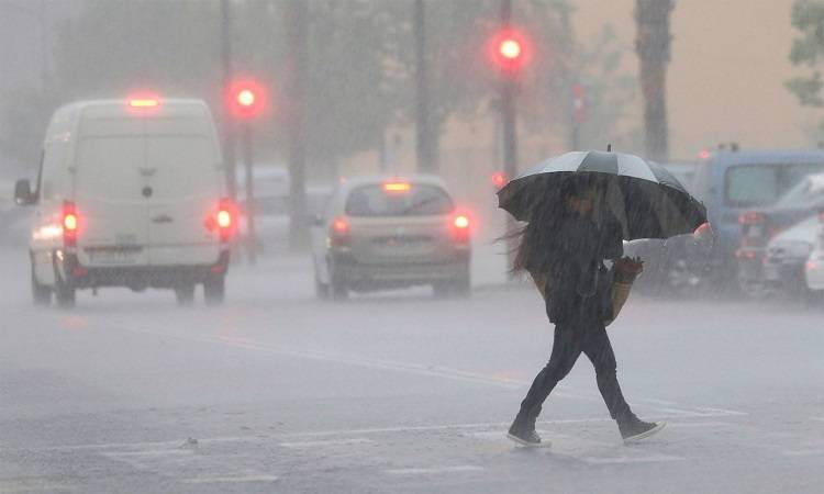 Imagen de un día de lluvia