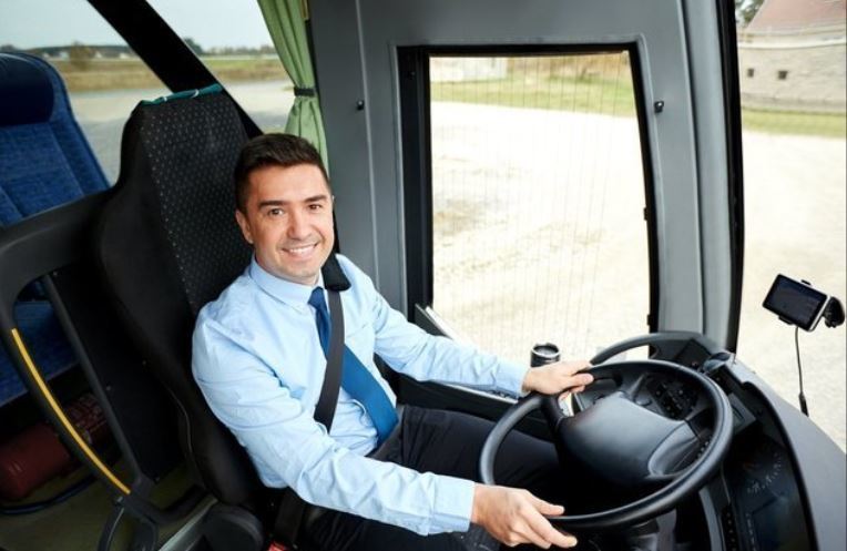 Un conductor de autobús