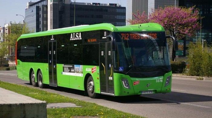 Un autobús de Alsa cercanías.
