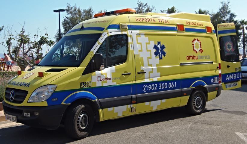 Imagen de una ambulancia de Ambuiberica