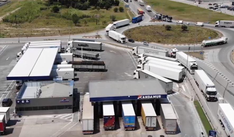 Imagen de un área de servicio Andamur