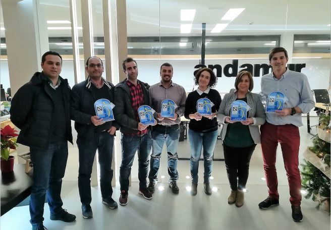 Entrega de los Sellos de Calidad a Andamur