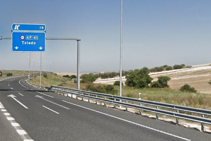 Imagen del acceso a la AP-41