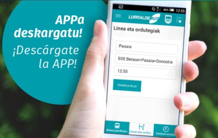 Nueva aplicación de Lurraldebus