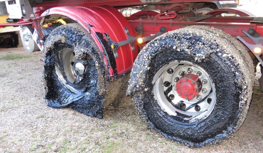 Imagen de las ruedas de camión.