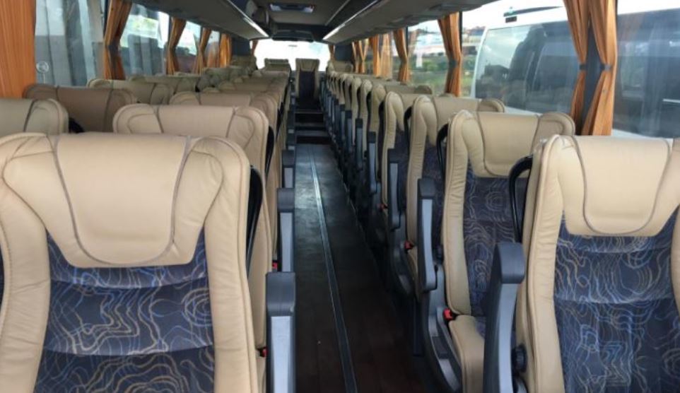 Interior de un autobús