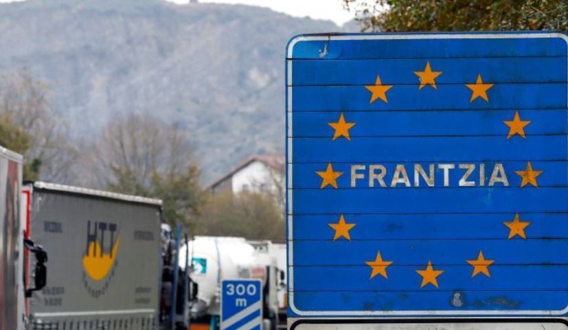 Imagen de la frontera con Francia